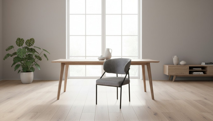 Groue Polsterstull Iesszëmmer Designer Still Metallkader Luxus Miwwelen