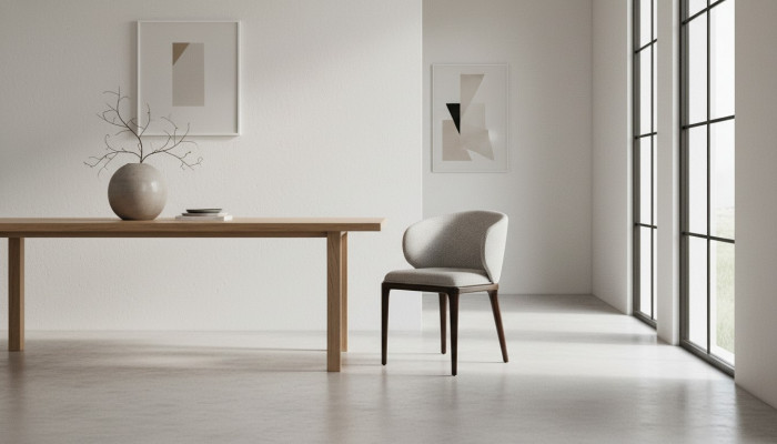Exklusiven Gro Stull Iesszëmmer Modern Stiller Designer Polsterstull