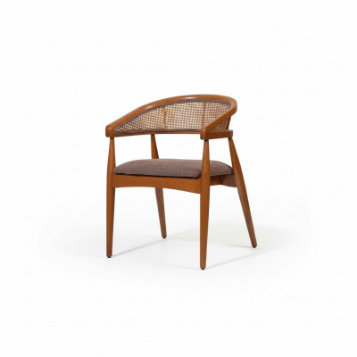 Brongen Luxus Stull Holzrahmen Iesszëmmer Designer Still Armlehnestull