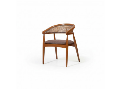 Brongen Luxus Stull Holzrahmen Iesszëmmer Designer Still Armlehnestull