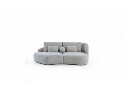 Modern hellgréng 3-Sëtziger Wohnzimmer Dräisëtzer Luxus Canapéë Sofasen