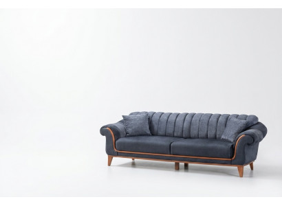 Blo-Gro Wohnzëmmer Sëtzgrupp Stilvollen 3-Sëtzer Luxus Fauteuil 2stéckeg