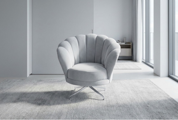 Designer groer Sessel Wunnzëmmer Edelen Eensëtzer Luxus Edelstol Féiss