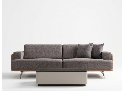 Groen dräisëtzer Luxus Wunnzëmmer Couchen Designer 3-Sëtzer Sofa