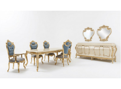 Luxuriéis Iesszëmmerset Iessdësch 6x Still Vitrin Spigel