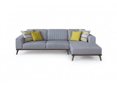 Gro L-Form Ecksofa Wunnzëmmer Wunnlandschaft Polstersofa Couchen