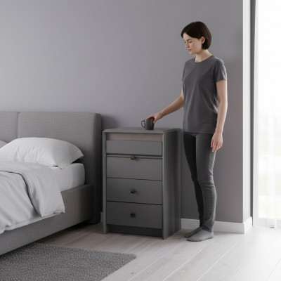 Exklusiv Gro Kommode Luxus 4x Tiräng Schlofzëmmer Holz Miwwelen