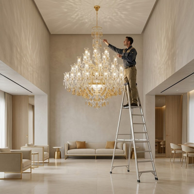Lüster Hängeleuchte Plafondsleuchte 180x220 Schlass Luuchten Wunnzëmmer