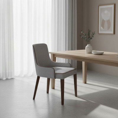 Iesszëmmerstull Kichen Still Iesszëmmerstill Nei Textil Massiv Holz