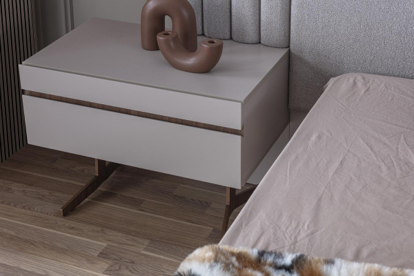 Luxus Nuetsdësch Dësch Schlofkummer Miwwelen Stil Modern Nuetsdësch Niewendësch