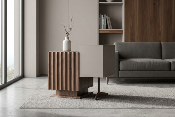 Luxus Nuetsdësch Dësch Schlofkummer Miwwelen Stil Modern Exklusiv Bäidëschtelchen