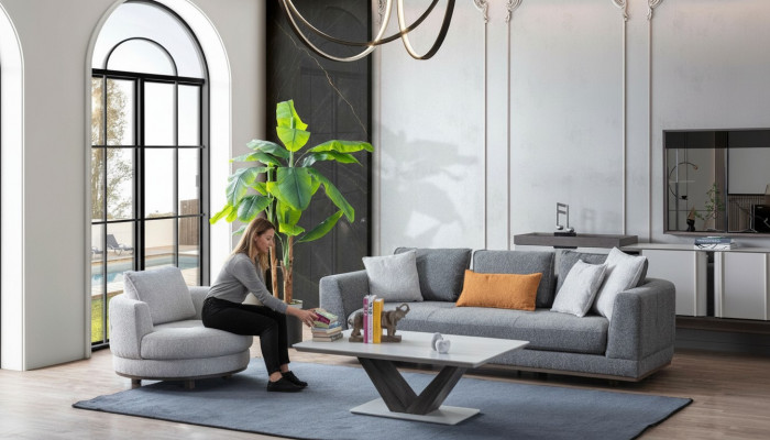 Luxus Sofagarnitur Couch Polster Set Sofa Couchen 3-Deel Couchtisch