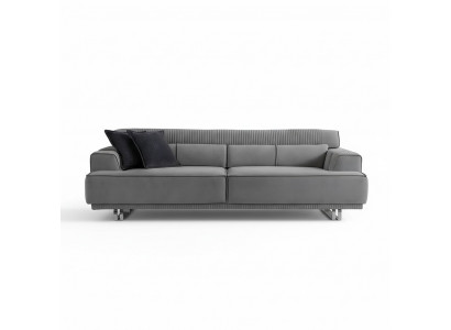 Canapé 3 Plazen Modern Miwwelen Grommel Wunnzëmmer Luxus Ariichtung 235cm