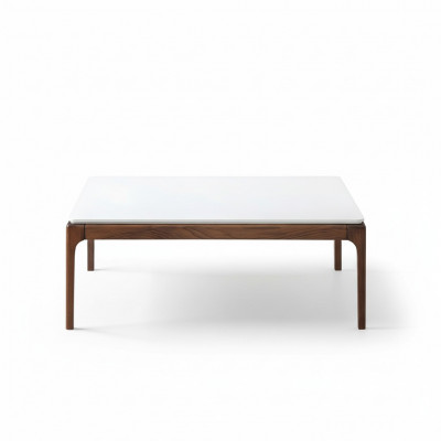 Couchtisch 110 x 76 Dësch Miwwelen Ariichtung Holzdëscher Modern Miwwelen