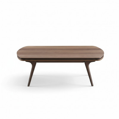Couchtisch 130 x 75 Dësch Miwwelen Ariichtung Holzdëscher Modern Miwwelen
