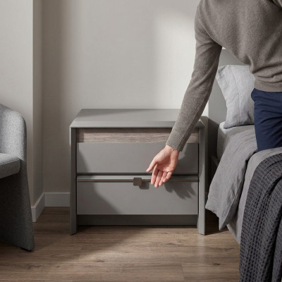 Nuetsdësch Design Miwwelen Nuetsdëscher Holz Schlofzëmmer Beistelltësch