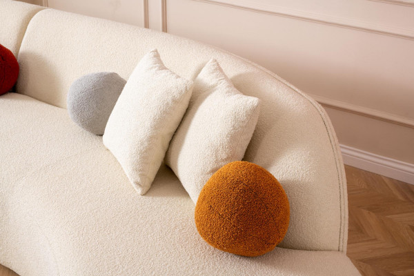 Designer wäisst Canapé Sofa Ecksofa L-Form Modern Miwwelen Wunnzëmmer Eckgarnitur