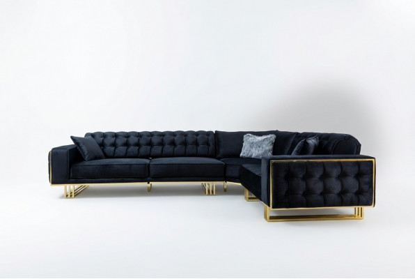 Exklusivt Eckcouch Modern L-Form Designer Stil Miwwel Wunnzëmmer Eckgarnitur