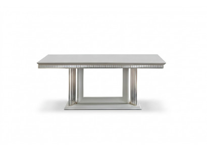 Exklusiven Designer Iessdësch Modern Miwwelen am Iesszëmmer Wäissen Dësch 200x100