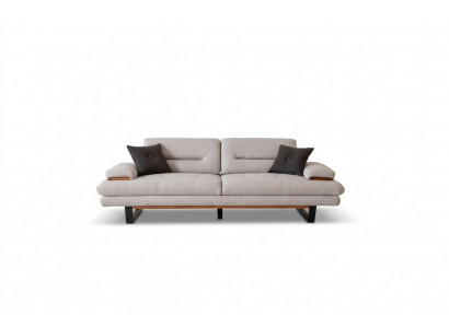 Luxus Canapé 3-Sëtzer Miwwelen Wunnzëmmer Designer 238cm Canapéë Sofas