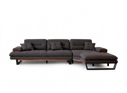 Designer gro Ecksofa L-Form Modern Miwwel Wunnzëmmer Eckgarnitur Canapé