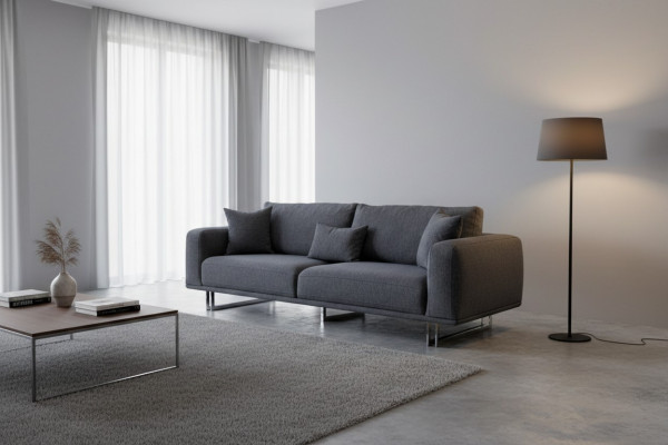 Modern Dräisëtz-Sofa Miwwelen am Wunnzëmmer Designer Luxus Couchen Ariichtung