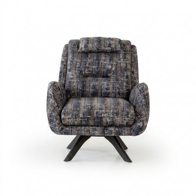 Sessell Modern Gro Livingraum Sëtzmooss Textil Luxus Design Miwwelen Lounge Club