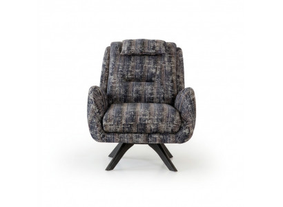 Sessell Modern Gro Livingraum Sëtzmooss Textil Luxus Design Miwwelen Lounge Club