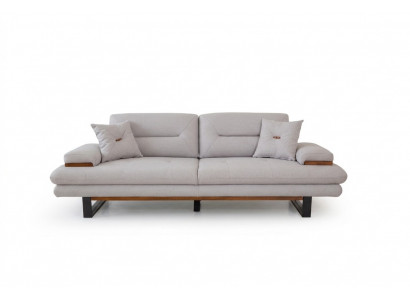 Designer gro Sofa 3 Sëtzer Modernen Stil Miwwel am Wunnzëmmer 238cm Couchen