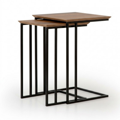 Wunnzëmmer 2x Säitentabell Dësch Design Miwwelen Luxus Ariichtung Modern