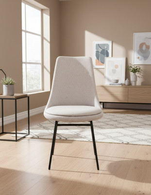 stilvoll Stull Design Miwwelen Wäiss Modern Iesszëmmer Luxus Iessstull