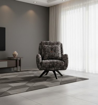 Designer Still Wunnzëmmer Luxus Miwwelen Gro Stil Eenzéck Lounge Club