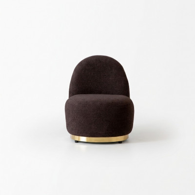 Sëtz Modern Braun Wunneng Textil Luxus Design Miwwel Lounge Club
