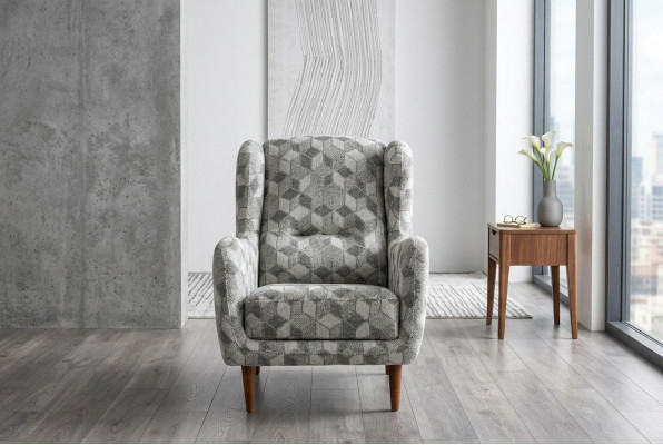Luxusmiwwelen Dräisëtzer Fauteuil 1 Sëtzer Modern Fauteuil Polster Textil