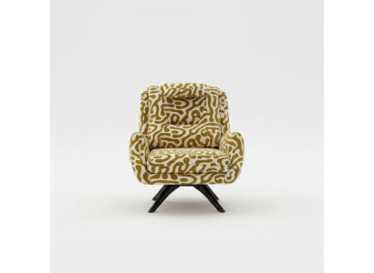 Stull Modern Gréng Wunnzëmmer Sëtzmiwwel Textil Luxus Design Miwwelen Lounge