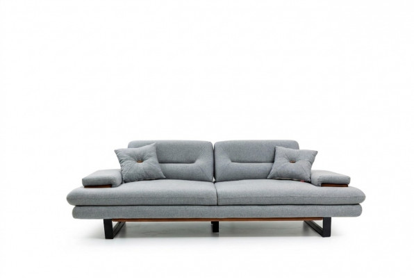 Modern Miwwelen Wunnzëmmer Canapé 3 Sëtzer gro xxl grouss Designer 238cm Miwwelen