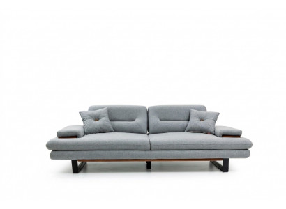 Modern Miwwelen Wunnzëmmer Canapé 3 Sëtzer gro xxl grouss Designer 238cm Miwwelen
