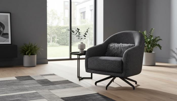 Design Sesselen Wunnzëmmer Luxus Miwwelen Schwaarz Stilvoll Lounge Club