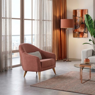 Luxus Fauteuil Stilvoll Miwwelen Wunnzëmmer Lounge Club Design Eenzelstull