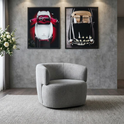 Design Sëtzgraff Luxus Miwwelen Wunnzëmmer Polster Textil Lounge Club