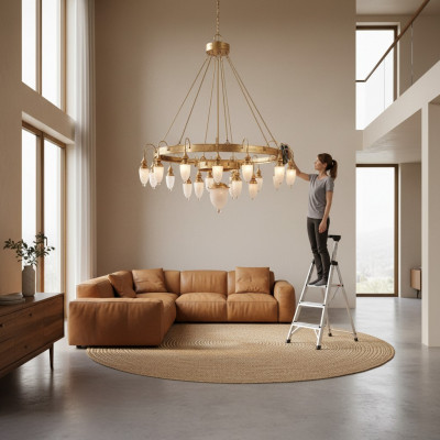 Pendant Lampe Lüster Luucht Kristallluucht Plafongluucht Luuchten 190x220