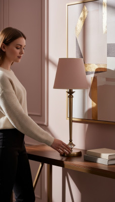 Dëschluucht Luxuriéis modern Schlofzëmmer Dëschleuchte Dëschluuchten 27x50