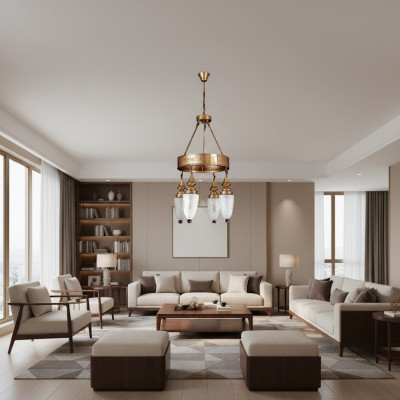 Plafongsliichter Eng modern Hänklamp Wunnzëmmer Luxus Luucht Lampe Luucht