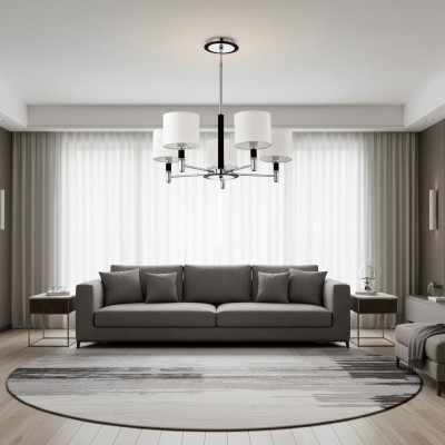 Plafongslamp Chrom Wunnzëmmer Luucht schick Luxus Gaaschtraum Beliichtung