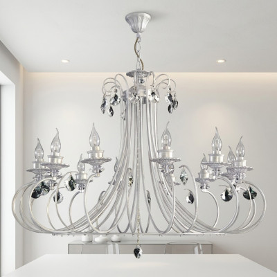 Lampe Hängeleuchte Lüster Kristallluucht Plafongslampe Luuchten 80x70