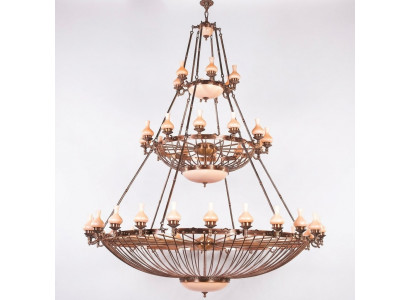 Grouss Luucht Lampe Kronluuchter Luxus Luuchten XXL Plafongslampe 250x300