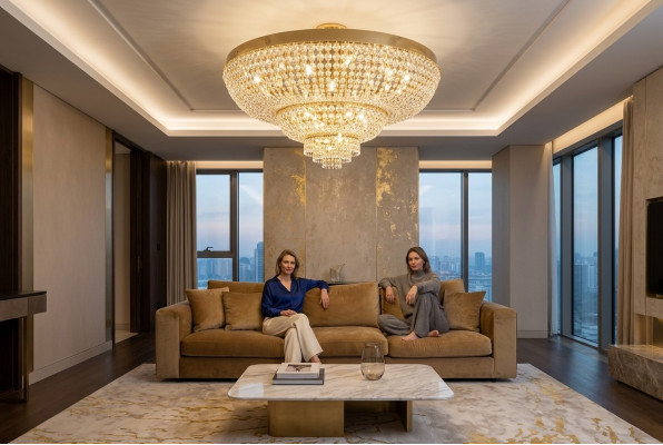 Hiwweleucht Krounleuchter Luucht Kristallluucht Plafongsleucht Luuchten 100x45