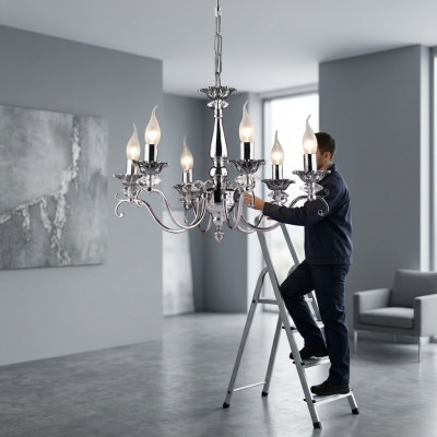 Kristallluucht Lumière Kronlüster Luucht Plafonnière Luucht Luuchten 56x62