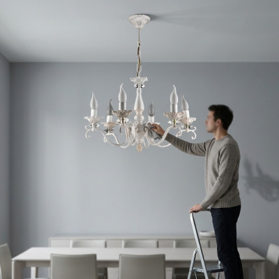 Krouneliichter Modern Häneliicht Plafongsliicht Luxus Luucht Kristall