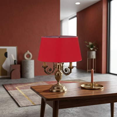 Dëschlampe aus Metall fir d'Schlofkummer ass eng gutt stilvoll Wiel.